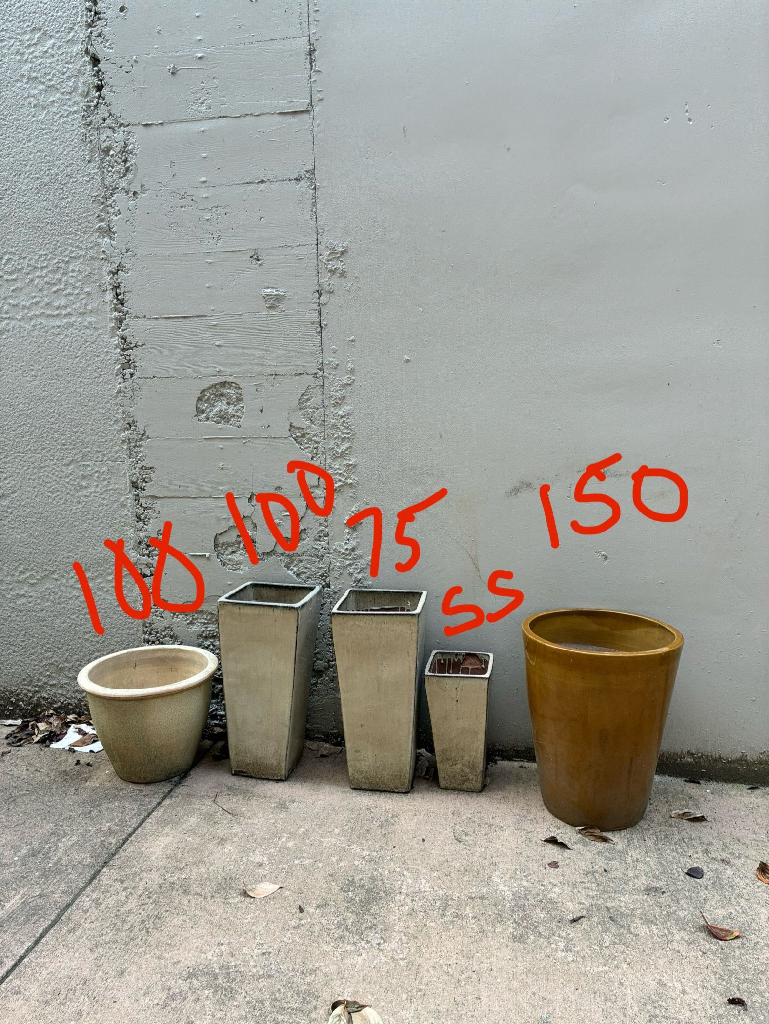 Ceramic Outdoor Pots