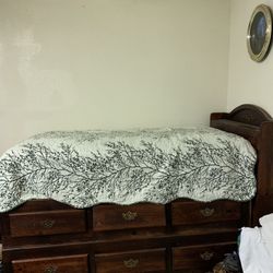 Twin Bed With Storage