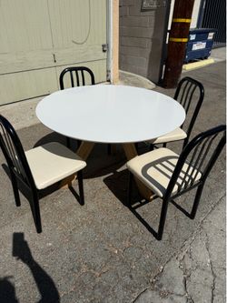 Dining table with 4 chairs