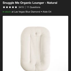 Snuggle Me Organic Lounger - Natural