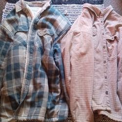 Men's Flannel Coats Good Condition Size Xlarge $8.00 Each