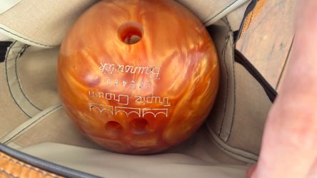 Vintage Brunswick bowling ball