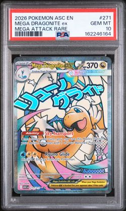 PSA 10 Mega Dragonite ex 271/217 Pokemon