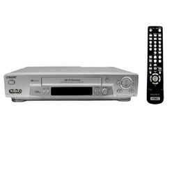 Sony SLV-N81 VCR 4-Head HiFi VHS Video Cassette Recorder / Player + Remote