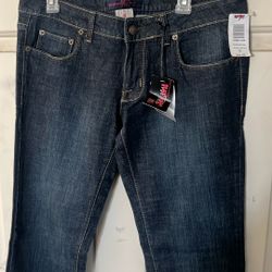 Hot Topic Premium HK Denim Feel Blue Jeans Size 13 New