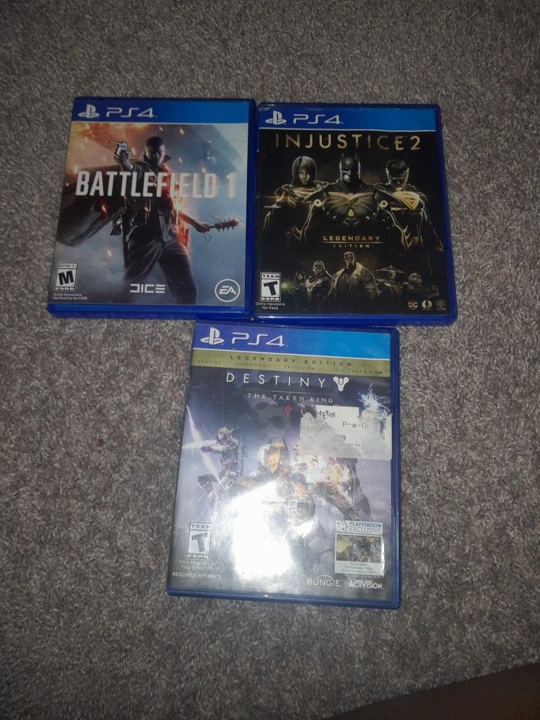 Ps4 Games 5$ Each 4o2 5o3 8799