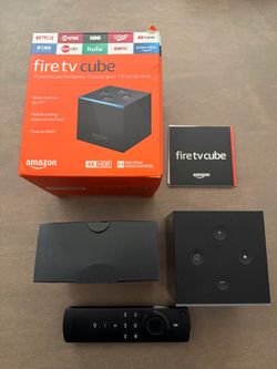 Amazon Fire tv cube used  (extras) - hablo español