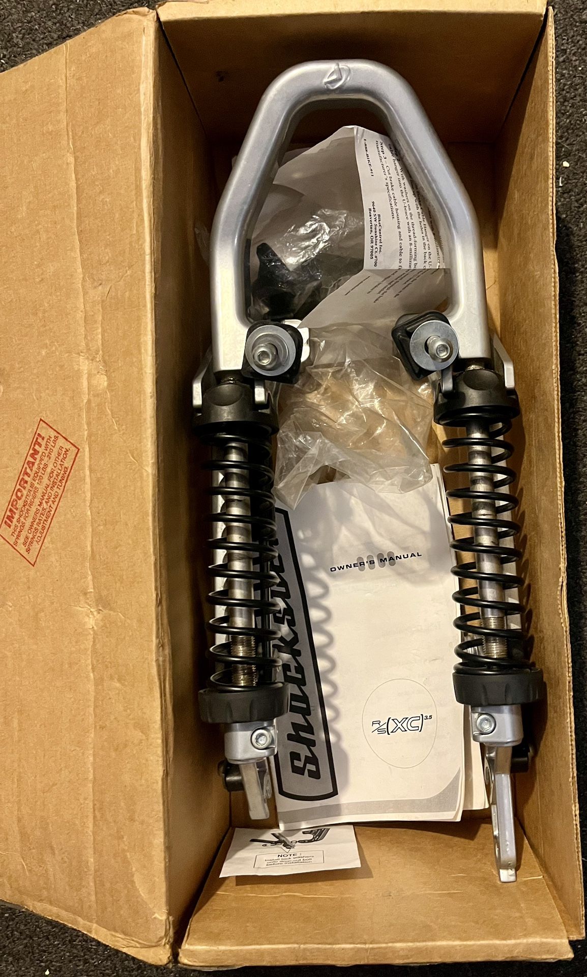 90's SHOCKSTER BOLT-ON MTB REAR SUSPENSION! - RARE! Made in USA
