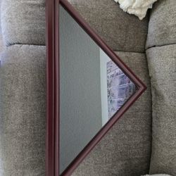 Decomil 5x9 Cherry Base Flag Display Case