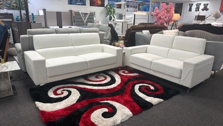 Special Deal Now‼️Beautiful White Sofa&Loveseat On Sale Now $599