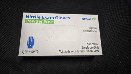 Blue Nitrile Gloves 100pcs