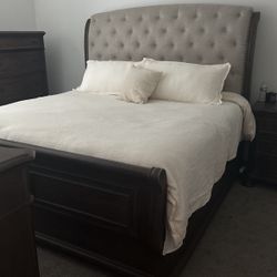 King Size Brown Bedroom Set  1800.00