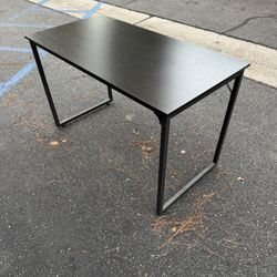Black Desk 48” X 24” - 30” High