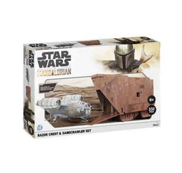 Star Wars Mandalorian 3D Puzzle Twin Pack – Razor Crest and Sandcrawler