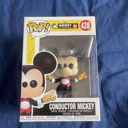 Mickey Mouse Disney Funko Pops Steamboat Willie Conductor Firefighter