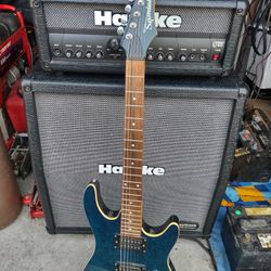 Hartke GT 60 Piggyback Mini Stack & Guitar