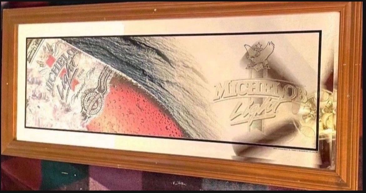 Large Michelob Mirror