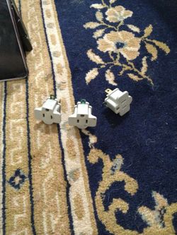 3-prong to 2-prong electrical adapter