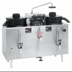 Commercial Twin 3 Gallon Coffee Machine Urn - 120/208V....Like New