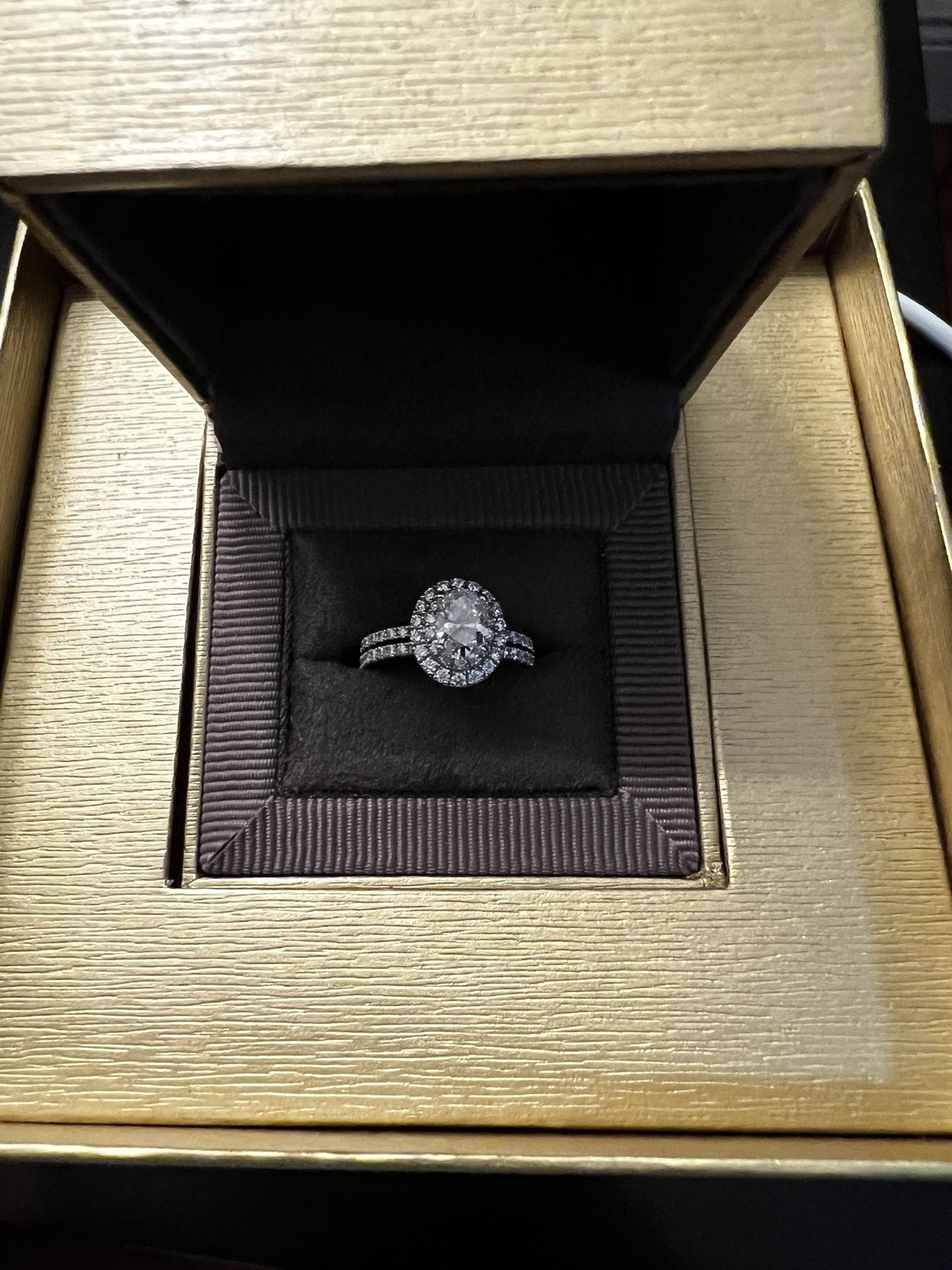 Neil Lane Diamond Engagement Ring 3/4 Ct Tw 14k White Gold Size