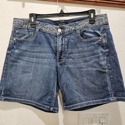 White House Black Market Denim With Rhinestones