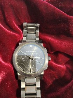 Mens Burberry large watch