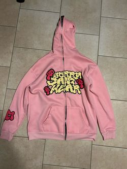 Full Zip Up Pink Hoodie (sorry Can’t Hear)