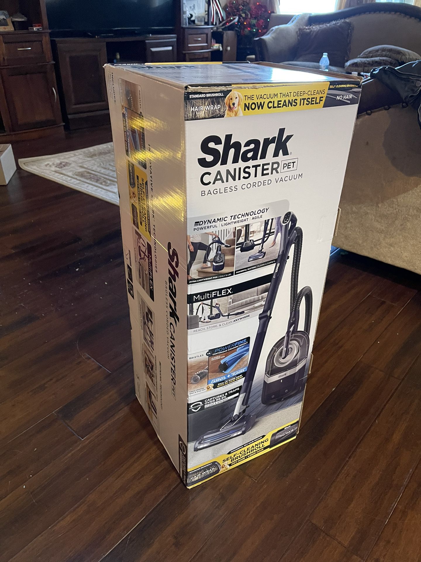Shark Canister Pet Bagless Corded Vacuum