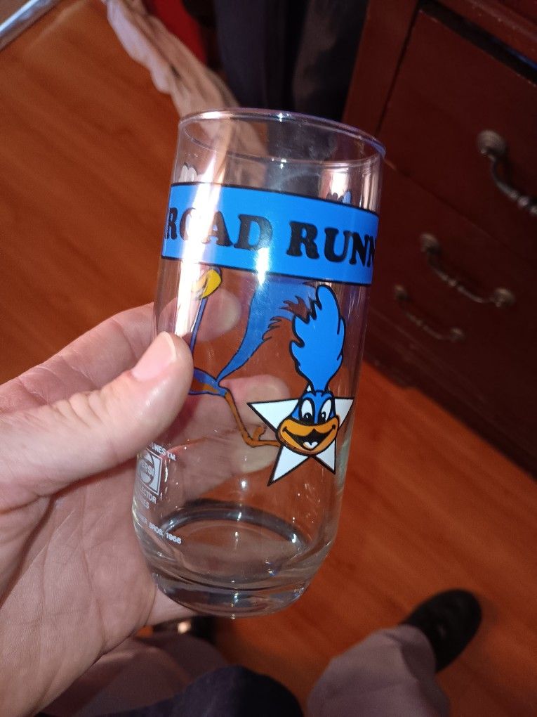 Vintage Roadrunner Glass