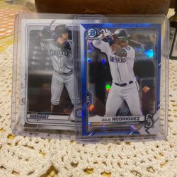 Julio Rodriguez Rookie Lot Refractor