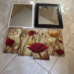 Pint  Flowers 🌺 And  Mirrors 