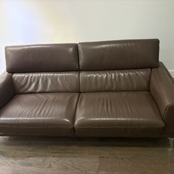 Leather Sofa (Muse & Merchant) Excellent Condition