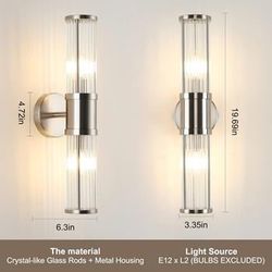 Brushed Nickel Bathroom Light Fixture