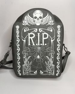 Glow In The Dark Tombstone Convertible Bag