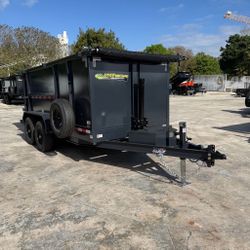 AMP 6 x 12 High Side Dump Trailer 10k