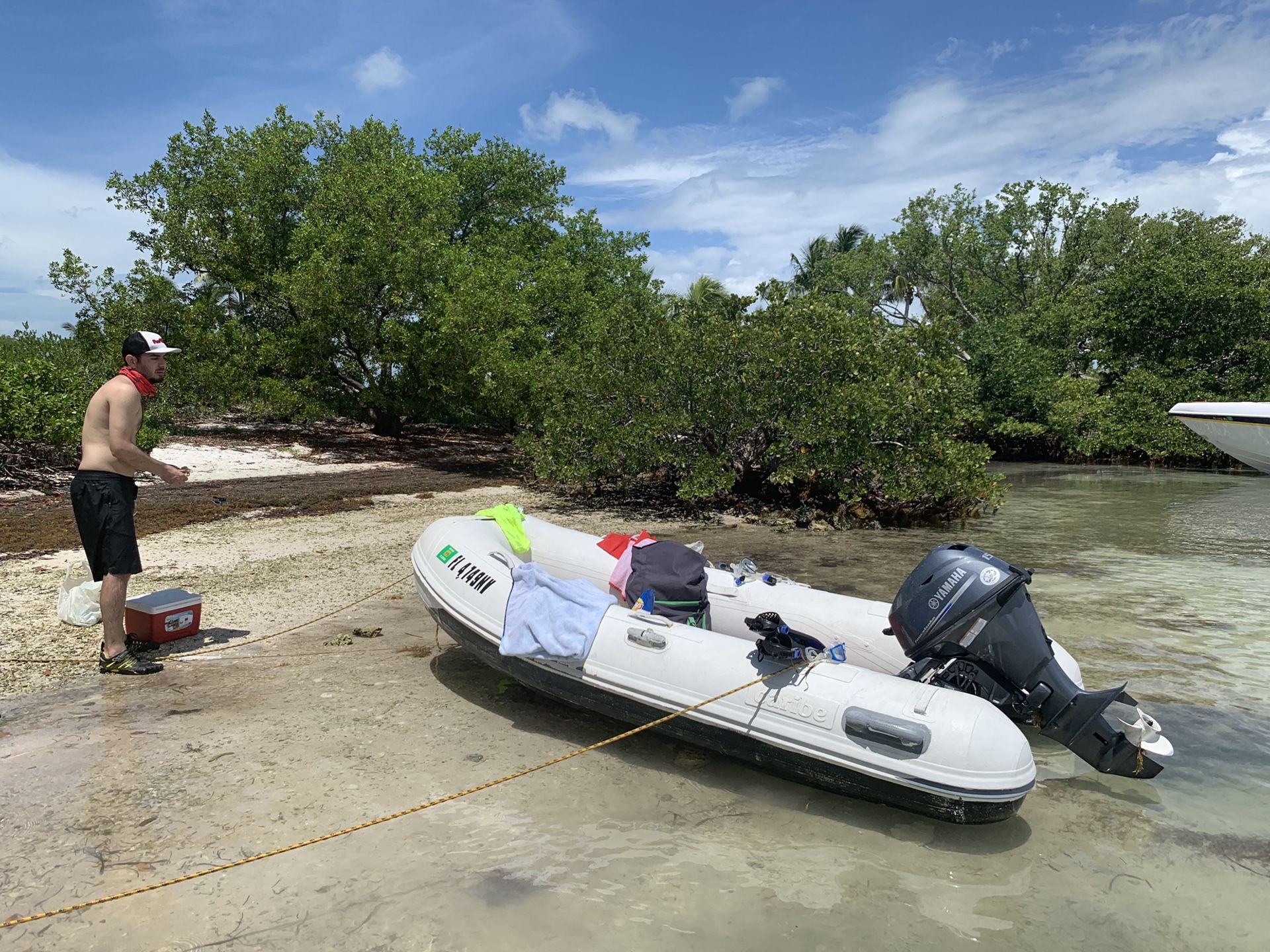 Inflatable boat and 15hp Yamaha 4stroke outboard plus extras!