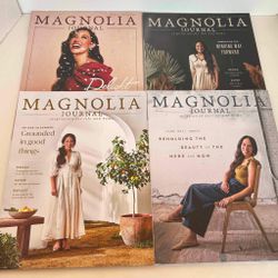 THE MAGNOLIA JOURNAL Magazine Issues 18 to 21 -Chip Joanna Gaines HGTV