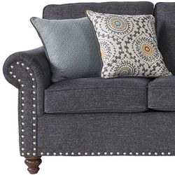 🇺🇸HUGE Blowout Furniture Sale!🇺🇸 Brand New Sofa Loveseat SET W/ Nailhead Trim! $50 Down Takes It Home Today! 