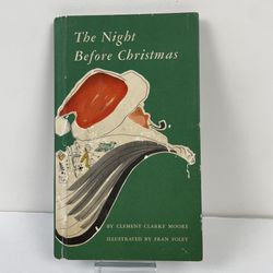 The Night Before Christmas by Clement Clarke Moore 1949 1st Print Book No Dust Jacket