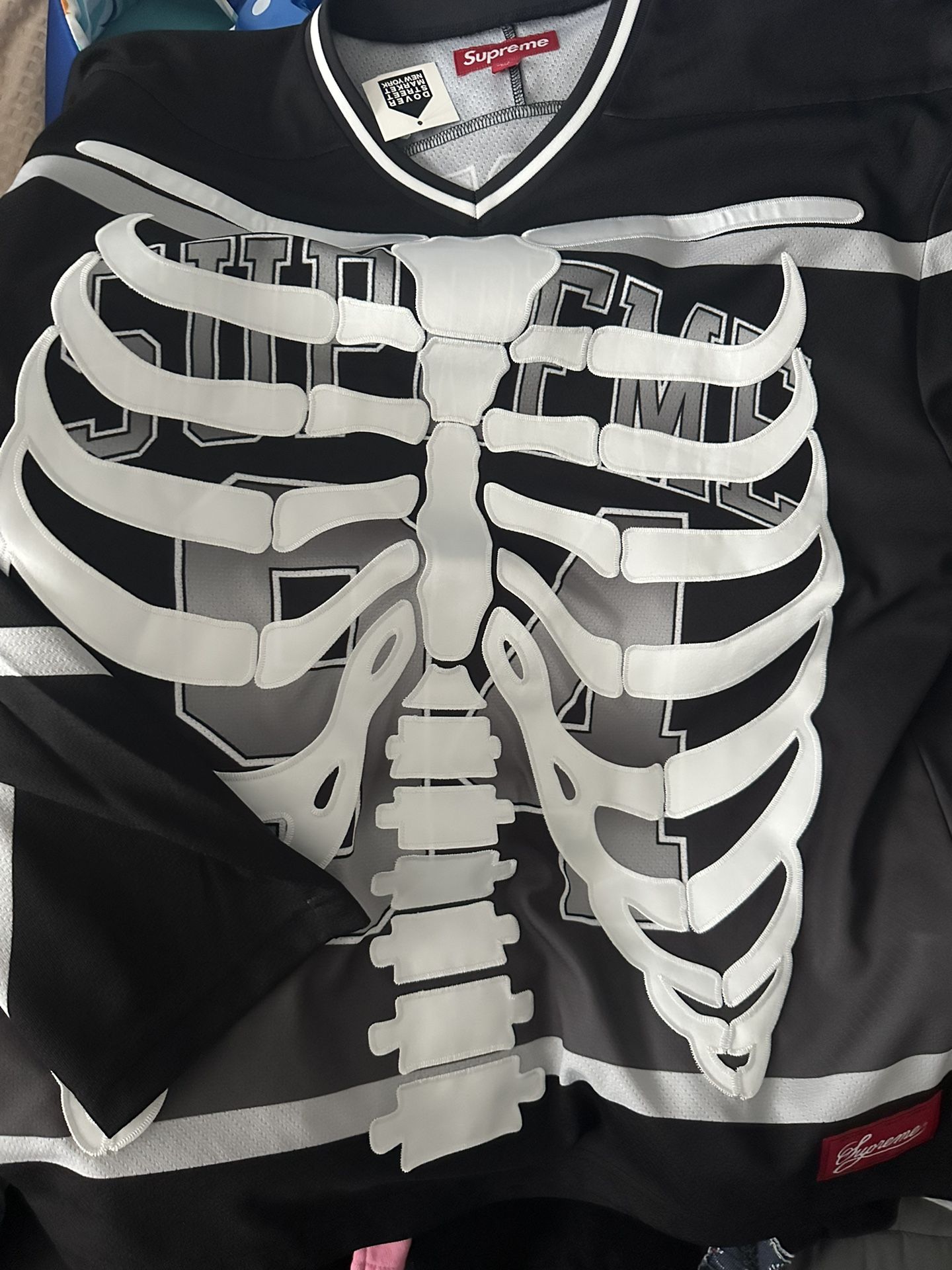 Supreme Bones Hockey Jersey Size M 