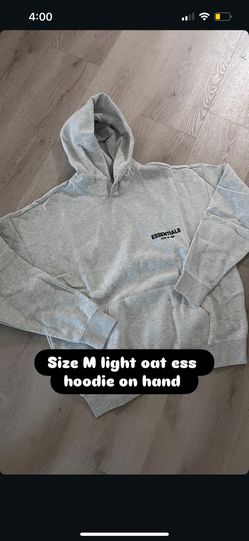 LIGHT OAT ESSENTIAL HOODIE 