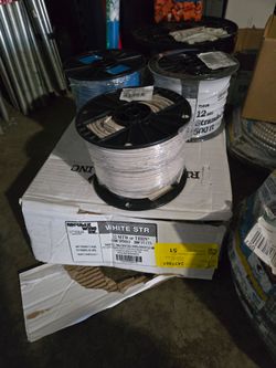 BRAND NEW ELECTRICAL MATERIALS #12 WIRE, CONDUIT ETC