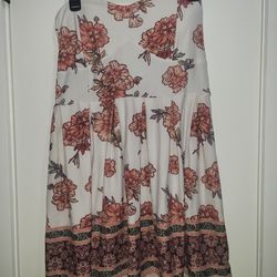 Womens XL strapless dress