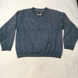 Weatherproof Men’s Golf Pullover BLUE Water Repellent Wind Resistant Jacket