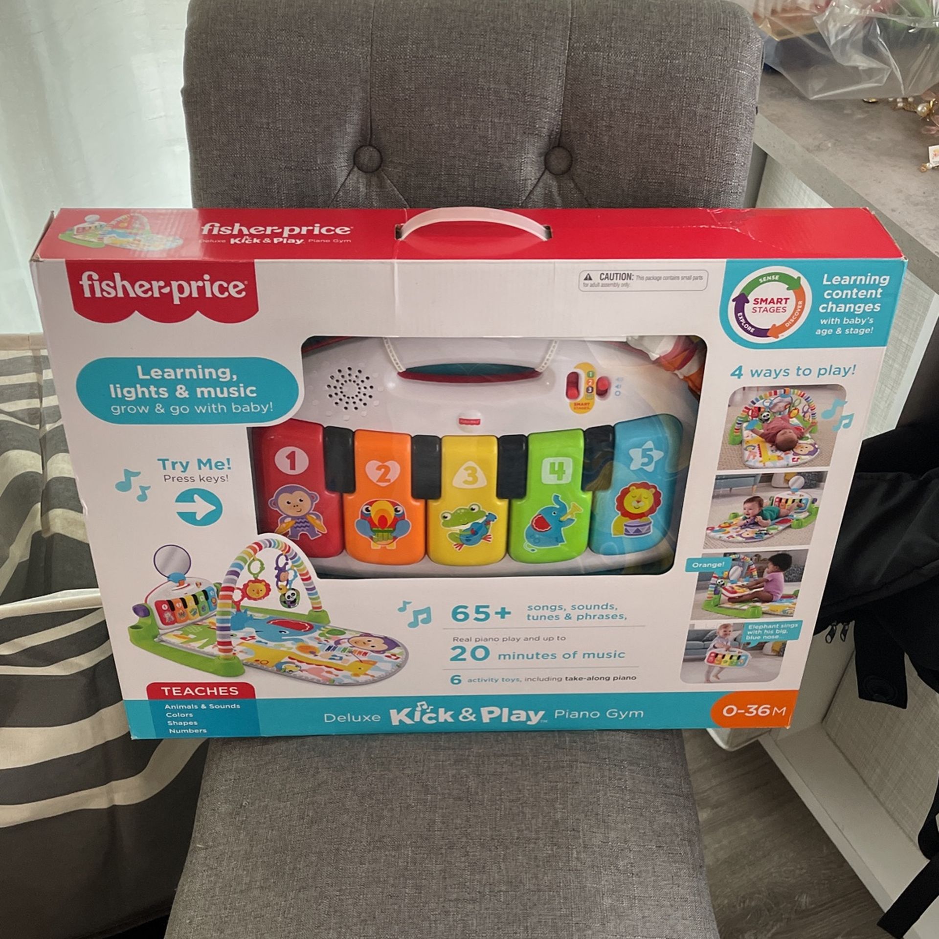 Fisher Price Deluxe Kick And Play Piano Gym