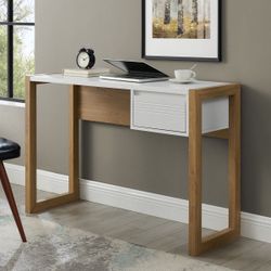 New Sleek Modern Desk with Storage Drawer