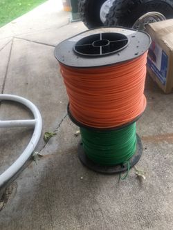 2 rools. Of cable. For. Weter