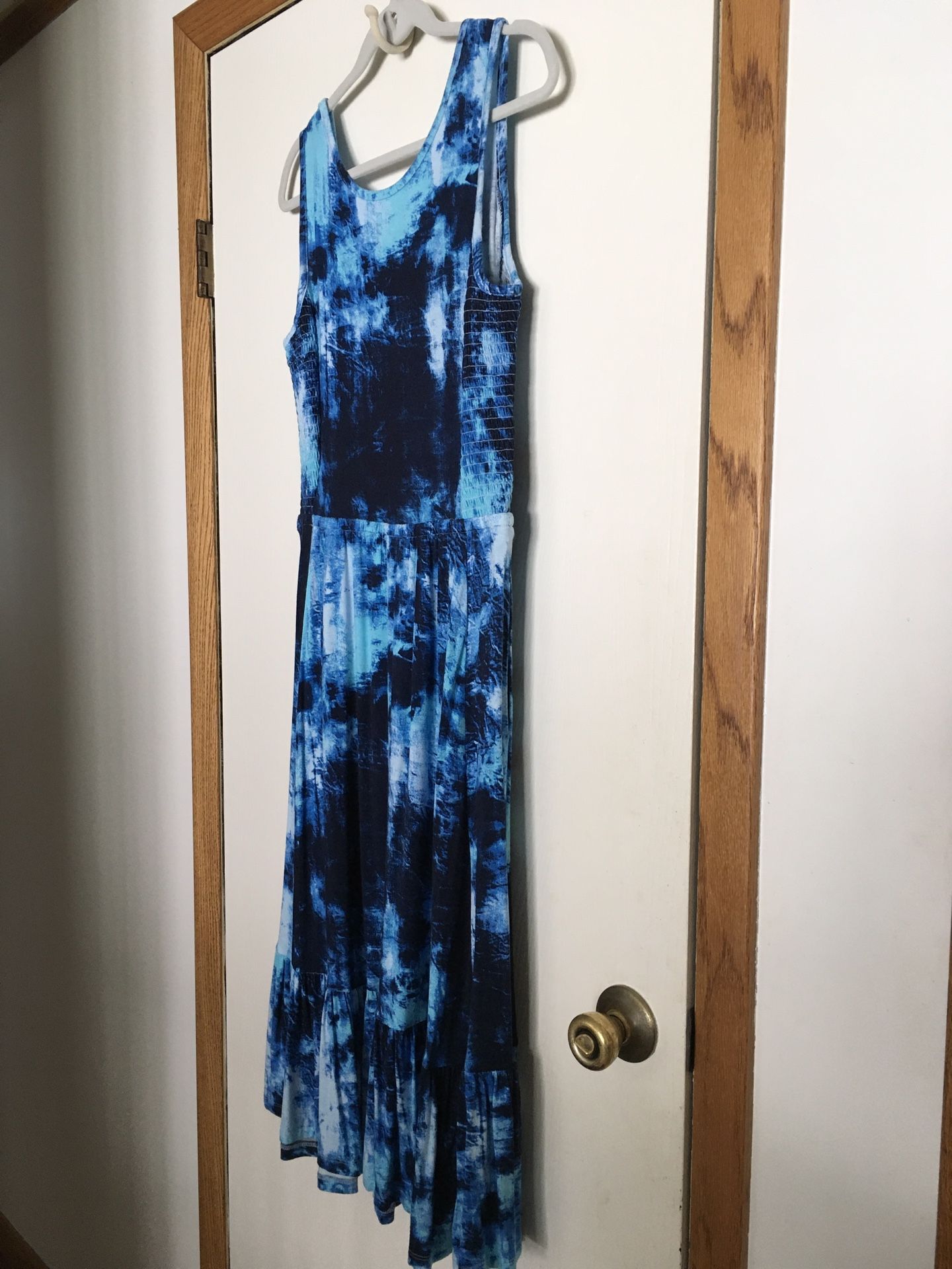 Shades Of Blue Sun Dress/ Regular Length/med.