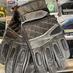 Motorcycle Gloves New Leather Retro Cruiser Gloves $50