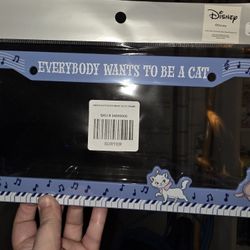 Disney Aristocats Vehicle License Plate Frame